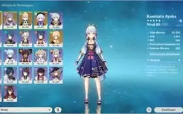 Ayaka, Keqing, Jean, Qiqi, espada celestial