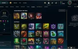 Conta LOL - Diamante IV, 73% de WR