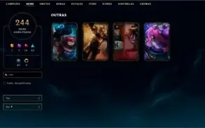 Conta lol de 2012