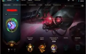 CONTA LOL TOP LEVEL