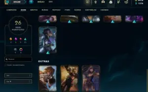 Ferro 3 com 45 Champs e 26 Skins + ( 6500 RP ) ( 100 Jogos )