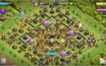 Cv 11 clash of clans bem upado, conta com mais de 5 anos