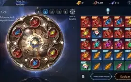 Conta MIR4 - Guerreiro LVL 90 - 127k Power - Servidor SA
