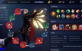 Conta MIR4 - Guerreiro LVL 90 - 127k Power - Servidor SA