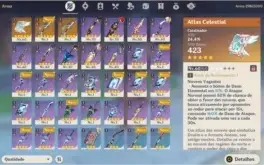 🔥Huato+Diluc+2 elegias+Atlas+Banner de Arma Garanido Homa🔥