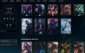 Ferro 2 com TODOS os champs e 115 Skins  ( Main ADC )