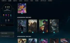 Ferro 2 com TODOS os champs e 115 Skins  ( Main ADC )