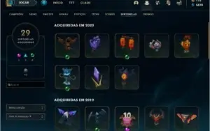 Conta LOL Gold 4