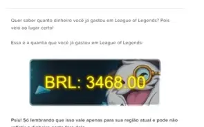 Conta de League of Legends e Valorant