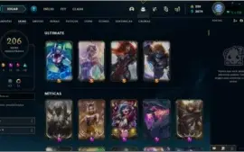 Conta de League of Legends e Valorant