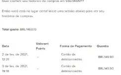 Platina 3, Chaveiro Raro 471Vp, 1463 reais gastos