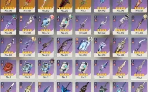 AR56 19 5⭐ RAIDEN NAHIDA ZHONG VENTI HUTAO+ARMA CYNO+ARMA E+