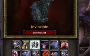CONTA WOW-BRASIL. Invencible + Pala H 6.4 Retri, DK, MAGE...