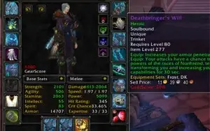 CONTA WOW-BRASIL. Invencible + Pala H 6.4 Retri, DK, MAGE...