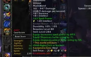 CONTA WOW-BRASIL. Invencible + Pala H 6.4 Retri, DK, MAGE...