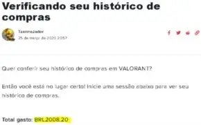 CONTA VALORANT - 5 FACAS - PASSE 3 - 2 MIL REAIS EM SKINS