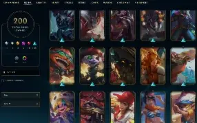 Conta Ex-Mestre(Atual:Diamante 2) /200 SKINS/Todos Champions