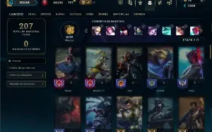 Bronze 1 com 65 Champs e 36 Skins