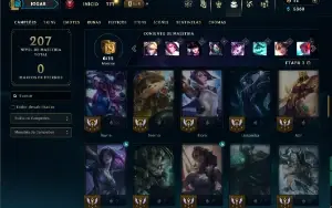 Bronze 1 com 65 Champs e 36 Skins