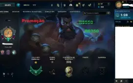 Conta Esmeralda 1(Nivel 329),95 Skins ,17 Chromas