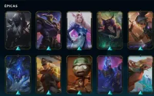 Conta com 657 skins