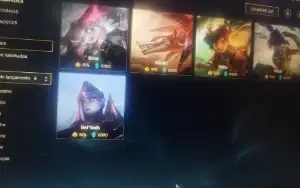 Conta com 657 skins