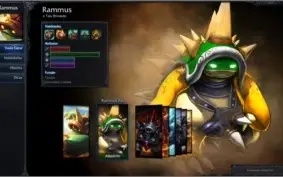 SKINS RARAS [Kayle Juíza & Rammus Rei] lvl 30 S6 Unranked