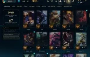 Unranked com 130 Champs e 41 Skins