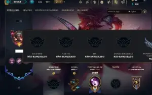 Unranked com 130 Champs e 41 Skins