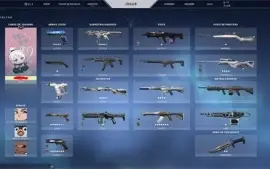 Conta Beta Valorant Nível 290 Platina 3/Dima 1, com skins.