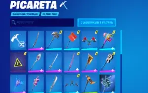 Conta de fortnite com diversas skins