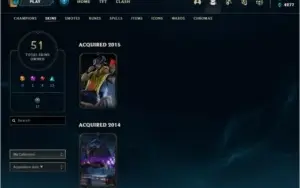 Conta 2014 League of Legends, skins variadas, barata