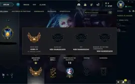 Conta gold IV 70% winrate
