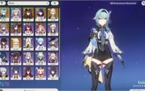 Genshin AR 56 vários personagens 5*, armas e recursos+gemas