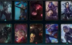 Conta de League Of Legends Diamond nas duas filas, 41 skins