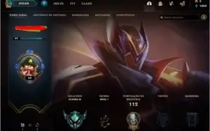 Vendo Conta de League of Legends platina 4 top