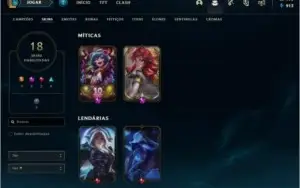 Conta com Lux Academia de Batalha Edição de Prestígio
