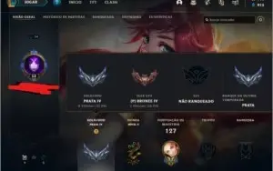 Conta com Lux Academia de Batalha Edição de Prestígio