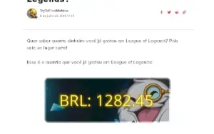 Conta De Lol Criada Em 2014