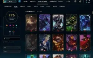 CC Lol 281 SKINS TOP