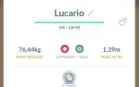 Conta Pokémon GO lucario shiny