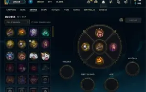 Conta Unranked com 40 Champs e 21 Skins + 2 Fragmentos