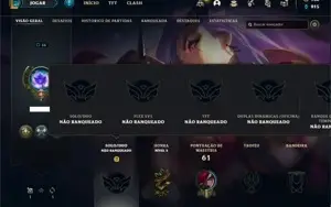 Conta Unranked com 40 Champs e 21 Skins + 2 Fragmentos