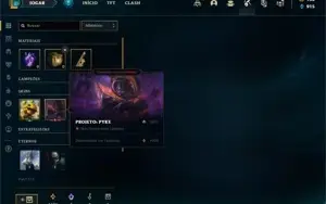 Conta Unranked com 40 Champs e 21 Skins + 2 Fragmentos