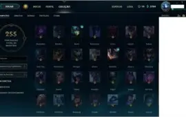 Conta Unranked - 80 Campeões 23 Skins