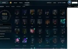 Conta Unranked - 80 Campeões 23 Skins