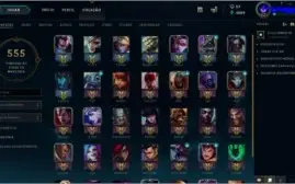 Conta League Of Legends com 328 SKINS E ALL CHAMPs
