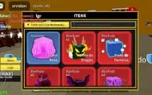 Conta Blox Fruits Lvl 2550 Max Com Fruitas, God Humam, Soul
