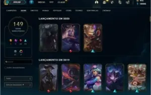 Conta LOL S1 / 149 Skins / P3 - 30% OFF