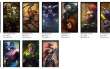 Conta unraked icones raros